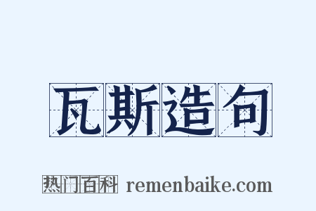 瓦斯造句是什么意思的图片